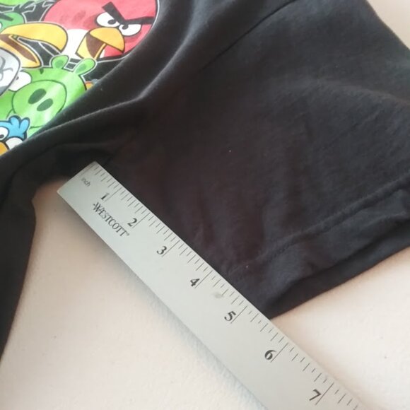 Angry Birds boy's size YXL black multicolored T-shirt - Picture 9 of 14